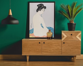 Woman after a bath; Print by Goyo Hashiguchi, Japanese art print quality poster