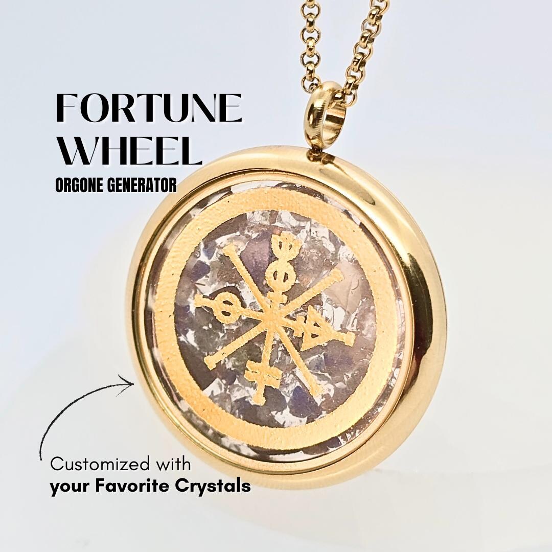 Wheel of Fortune Concept Orgone Generator - Custom 50 Crystals for ...