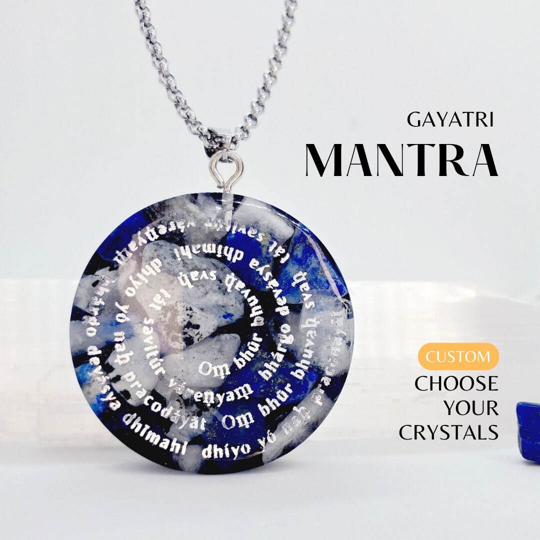 Gayatri Mantra Orgonite Custom Orgone Generator +50