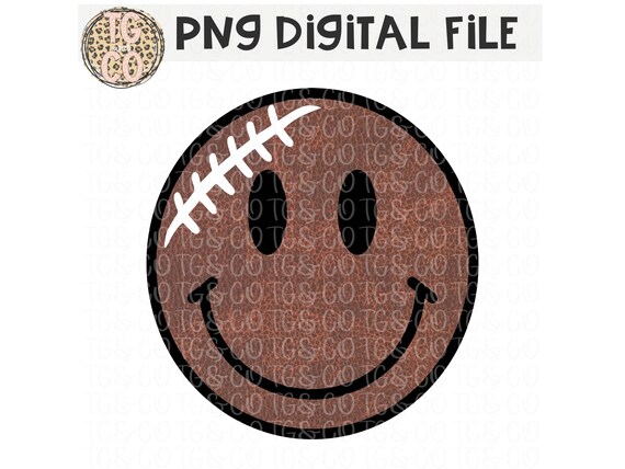 Football Smiley, Football Png, Sports, Smiley Png, Smiley Face Png, Smiley  Png, Holiday Png, Xmas Png, Festive, PNG, Printable Sublimation - Etsy