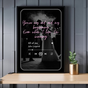 All of Me by John Legend, digital print