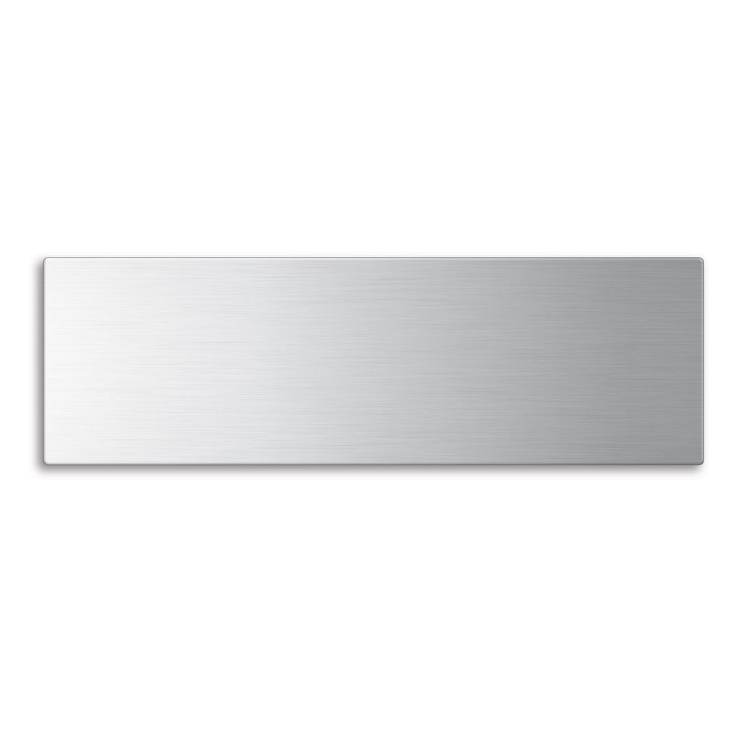 Stainless Steel Rectangle Made of Matt Brushed Stainless Steel, Blank ...