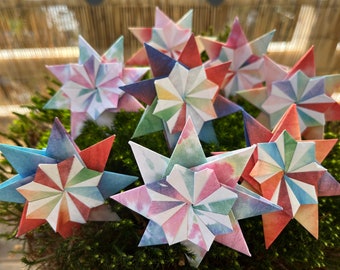 Origami Weihnachtsstern Faltstern Papierstern