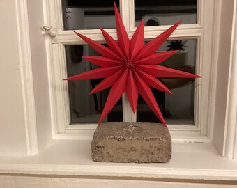 Sebnitzer Advendssterne 2x Vintage Weihnachten Deko Fensterdeko DDR Stern  3d Fenster Weihnachtsdeko - Etsy.de