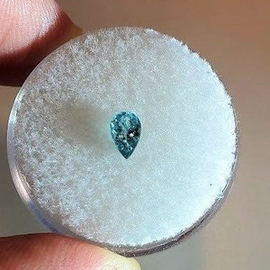 Rare Original Brazilian Paraiba Tourmaline/Pear Shape 0.32ct/ eye clean/ Batalha Mine, Brazil/perfect for ring, pendant or custom design.