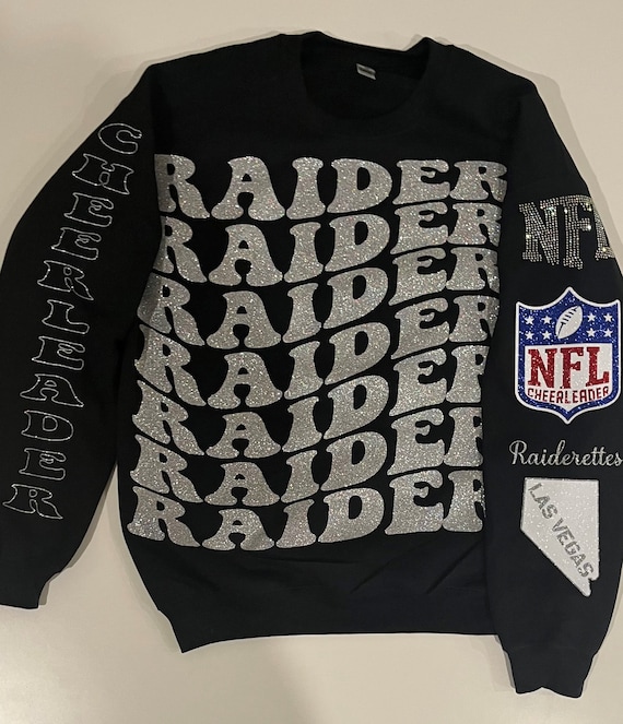 Custom Fan Gear-Glitter Retro Wavy Word Design!