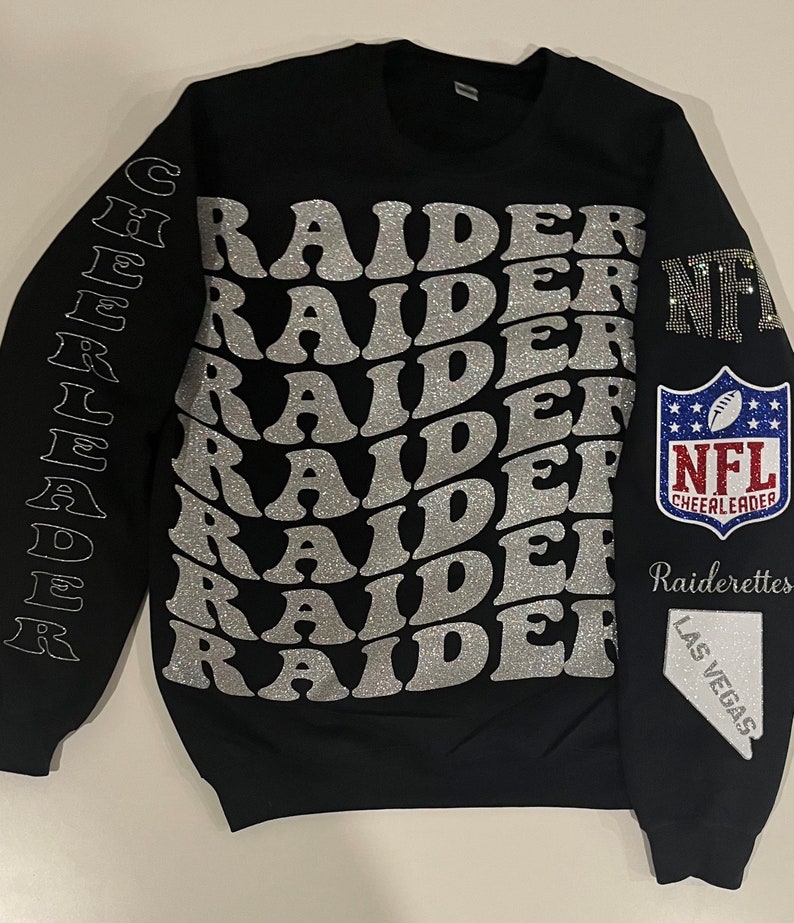 Custom Fan Gear-Glitter Retro Wavy Word Design! image 1