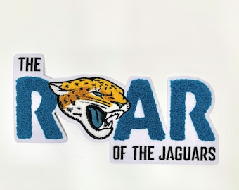Roar of the Jaguar Chenille Iron on Patch