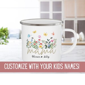 Custom Mug for Mom | Coffee Mug for Mama | Custom Gifts for Mom | Mama Mug | Christmas Gift for Mom from Kids | Personalized Mug for Mom
