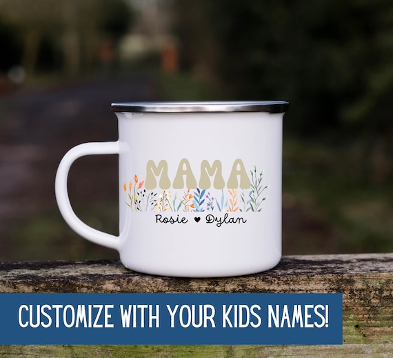 Custom Mug for Mom Coffee Mug for Mom Custom Gifts for Mom Mama Mug  Christmas Gift for Mom from Kids Personalized Mug for Mom