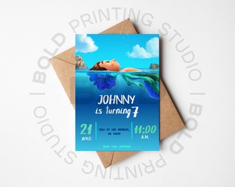 LUCA and friends Birthday Invitations, Luca Birthday, Kids Printable Party Invitations, Digital Party Invitations