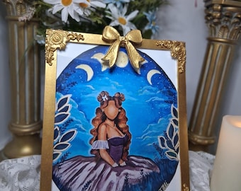 Colección Bloom #12 Diosa de la Luna Impresión artística 8.5 10
