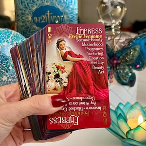 Rider-Waite Tarot Deck with Keywords: Upright & Reversed Meanings, Gilded Edges