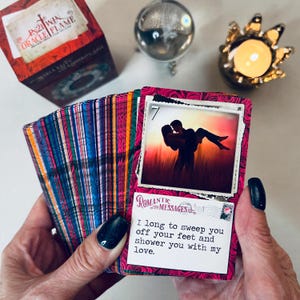 Deck Oracle Twin Flame par iN2IT | 132 cartes Oracle Love avec des messages de votre bien-aimé | Union divine, séparation, guérison et voyage de l&#39;âme soeur