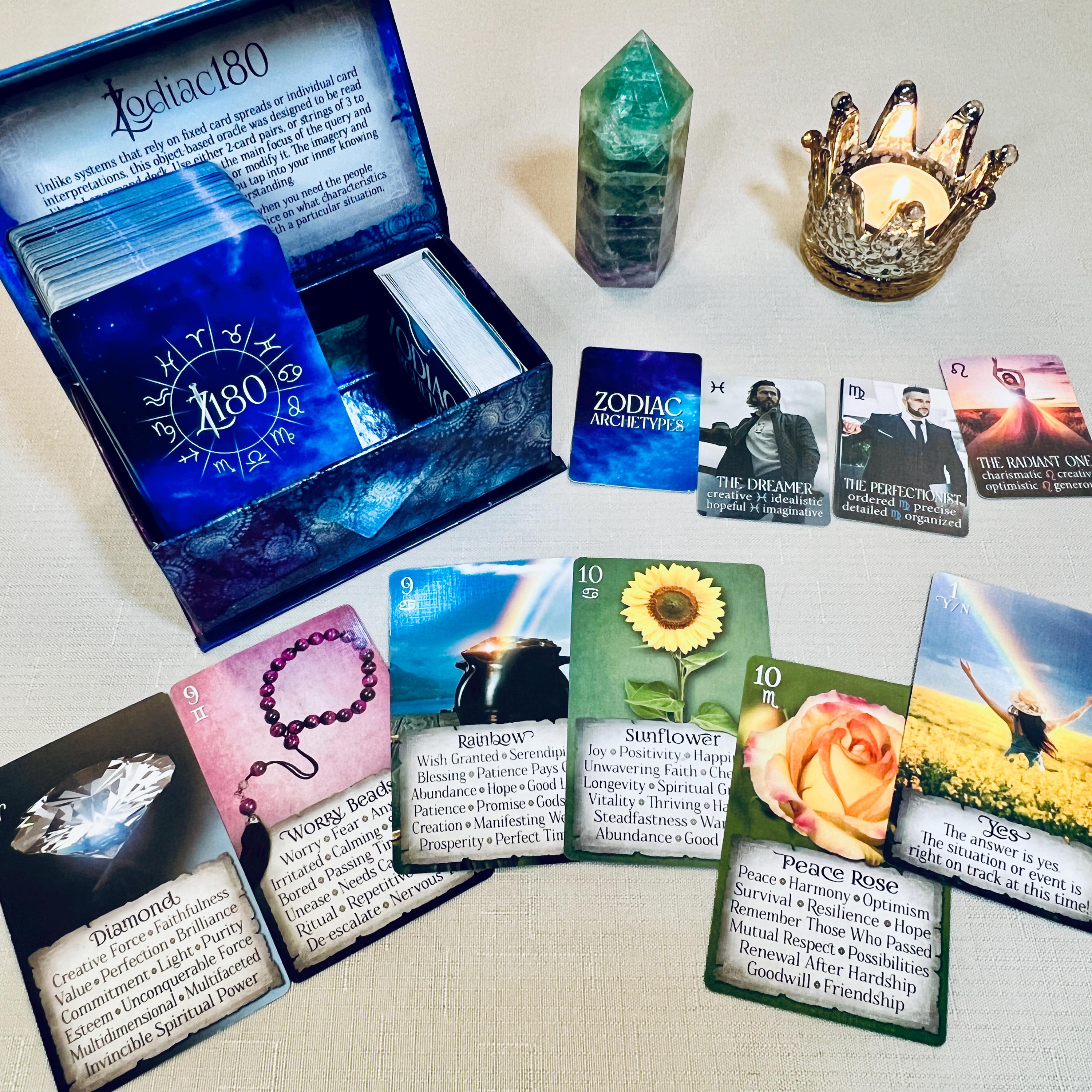 Oracle Card 3-deck Set – In2it Oracle, Zodiac 180, Twin Flame