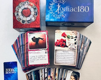 Zodiac and Twin Flame Oracle Deck Bundle | Love and Soul Guidance