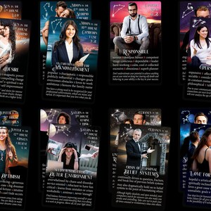 Now Shipping NEW iN2IT Astro Persona Oracle Deck w/Keywords 132 Oracle Cards. Astrology-Based Personality Trait Oracle Deck. image 8