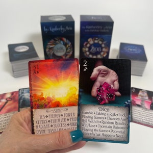iN2IT Oracle Deck & Zodiac 108 Oracle Cards: 2-Deck Bundle. Oracle Decks w/Keywords. For Oracle and Tarot Decks Collectors. No Book Needed!