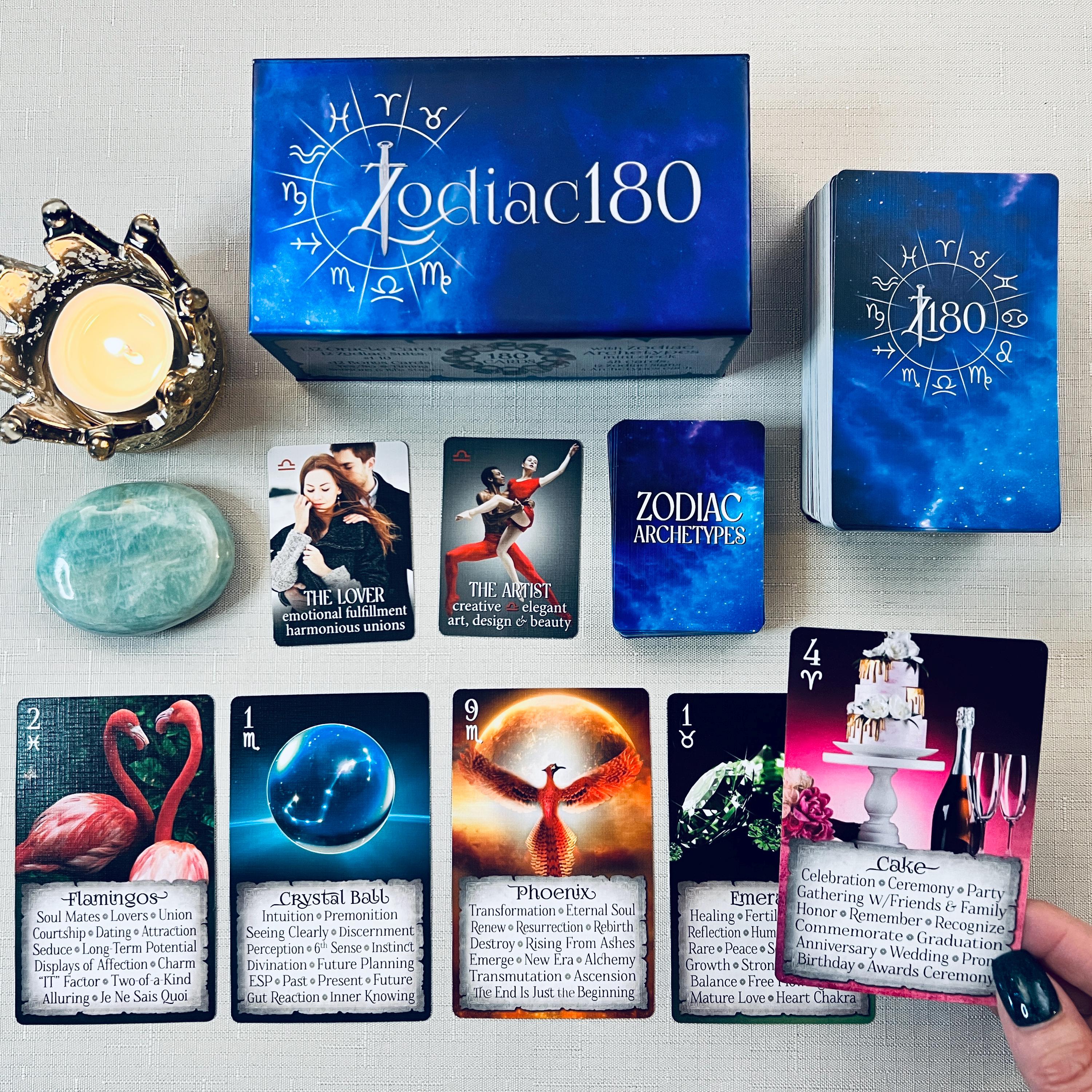 360 Oracle Card Deck Set – In2it Oracle & Zodiac Decks With