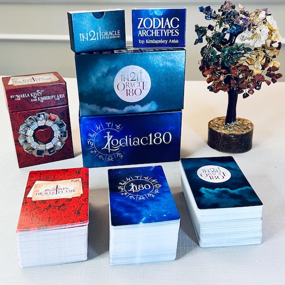Oracle Card 3-deck Set – In2it Oracle, Zodiac 180, Twin Flame
