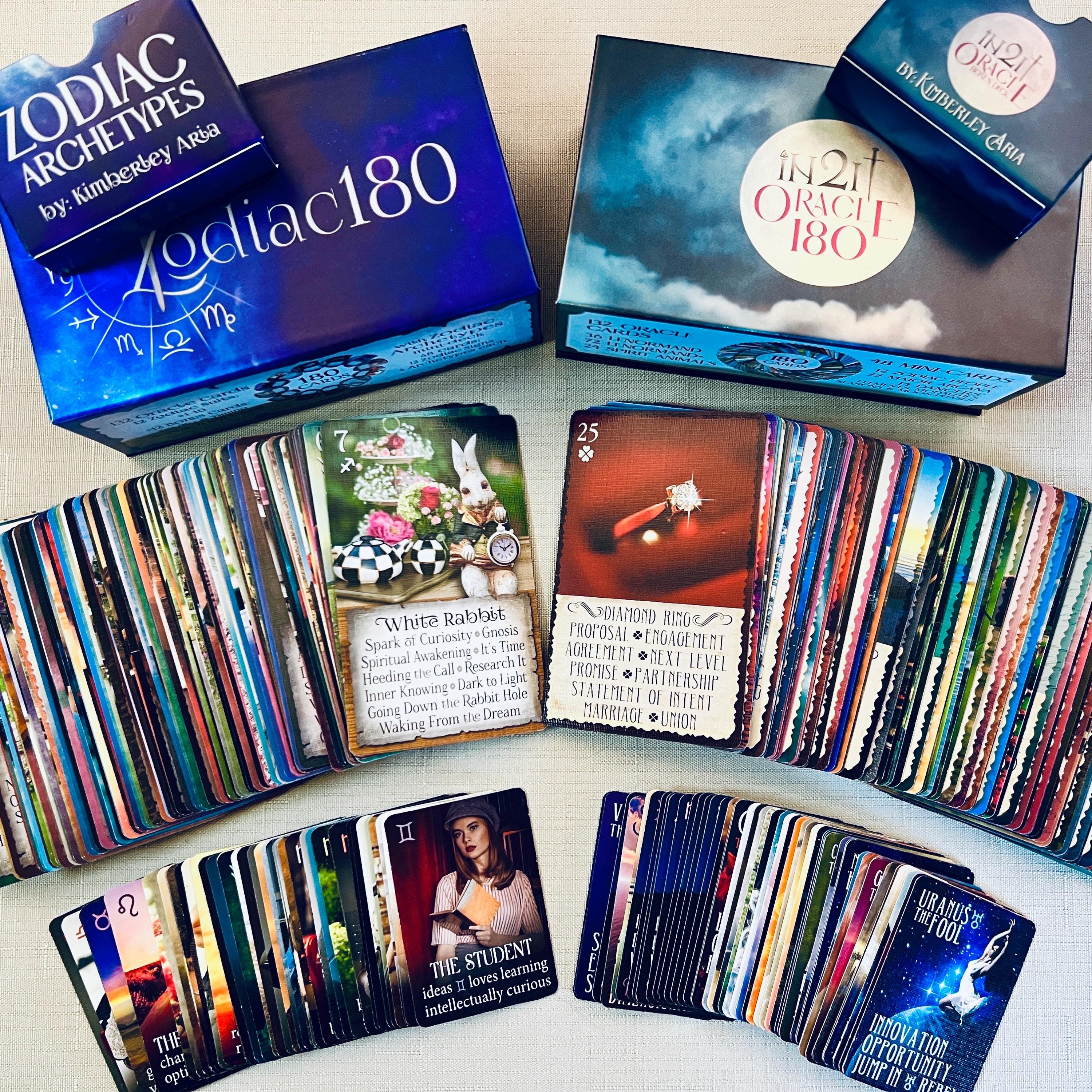 In2it Oracle Zodiac 108 by Kimberley Aria, 108 Card Deck