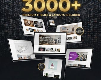 3000+ Premium WordPress Themes Bundle | Ultimate Elementor Website Templates | E-commerce & Blog Designs | Master Resell Rights MRR Included