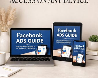 Mastering Facebook Ads Guide | Beginner-Friendly Blueprint | Sales Conversion Strategy | Digital Marketing Ebook | MRR PLR Included