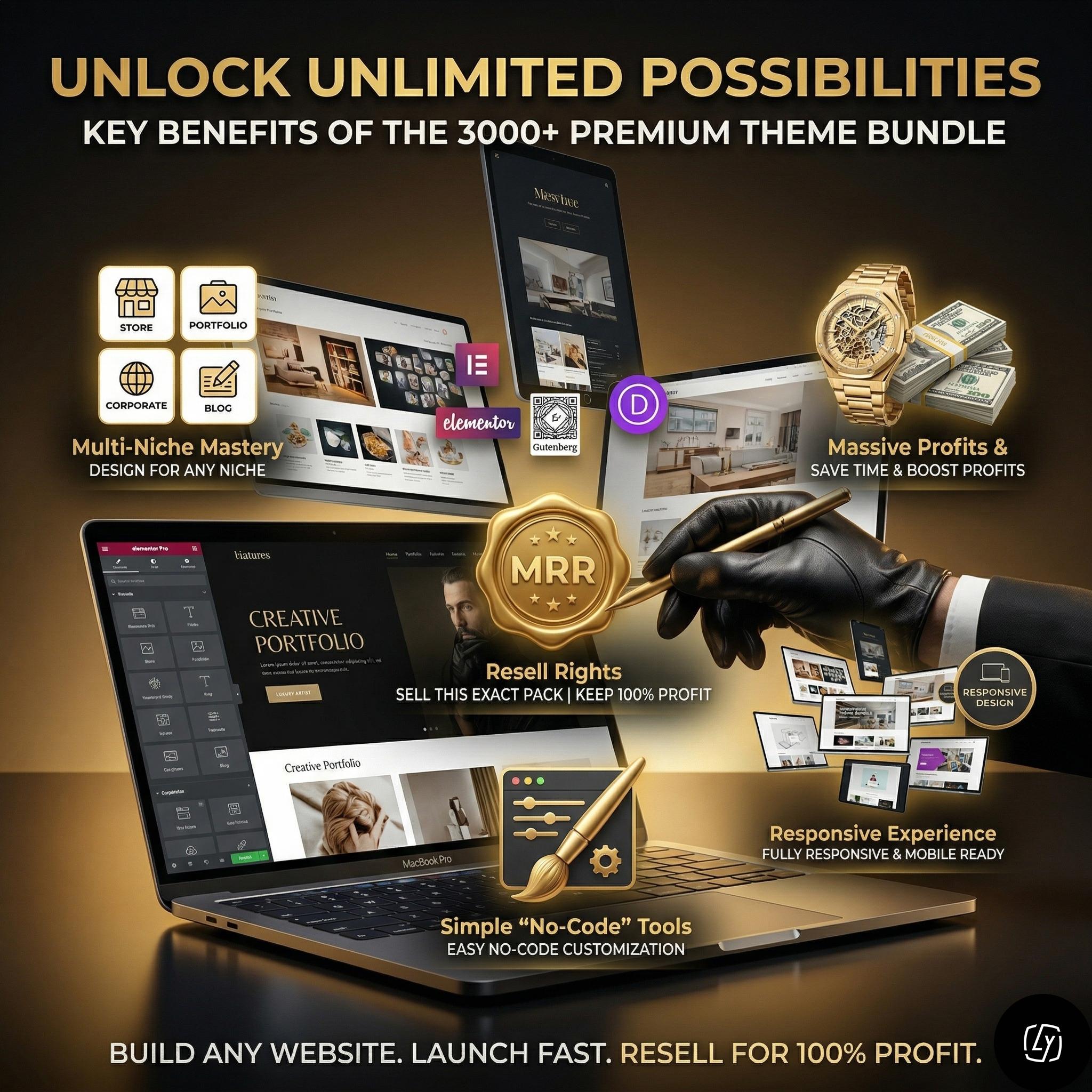 3000+ Premium Wordpress Themes Bundle | Ultimate Elementor Website ...