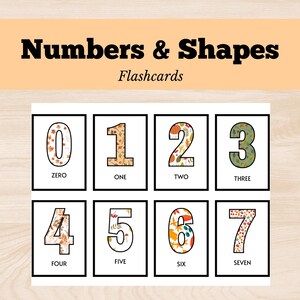 Preschool Flashcards Printable, Toddler Flashcards, Homeschool Printable, Preschool Printable, Montessori Materials, Kindergarten