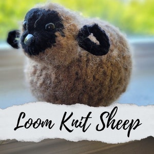 Loom Knit Sheep Pattern || Beginner Friendly || PATTERN ONLY