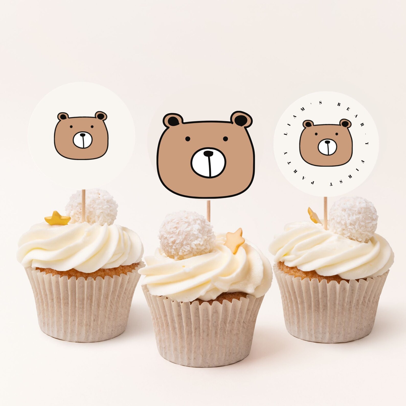 48-teiliges Weihnachts-Cupcake-Deko-Set – Topper & Wrapper Aus Papier, Für Kuchen & Party