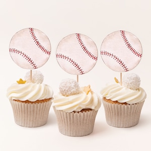 Baseball Cupcake Topper | Digitaler Download