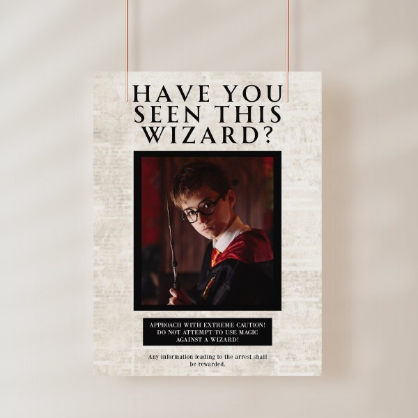 Have You Seen This Wizard Poster - Etsy