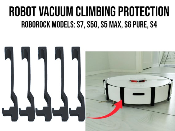 Xiaomi Roborock S6 MaxV Vacuum robot - covers for cliff sensor black carpet  fix
