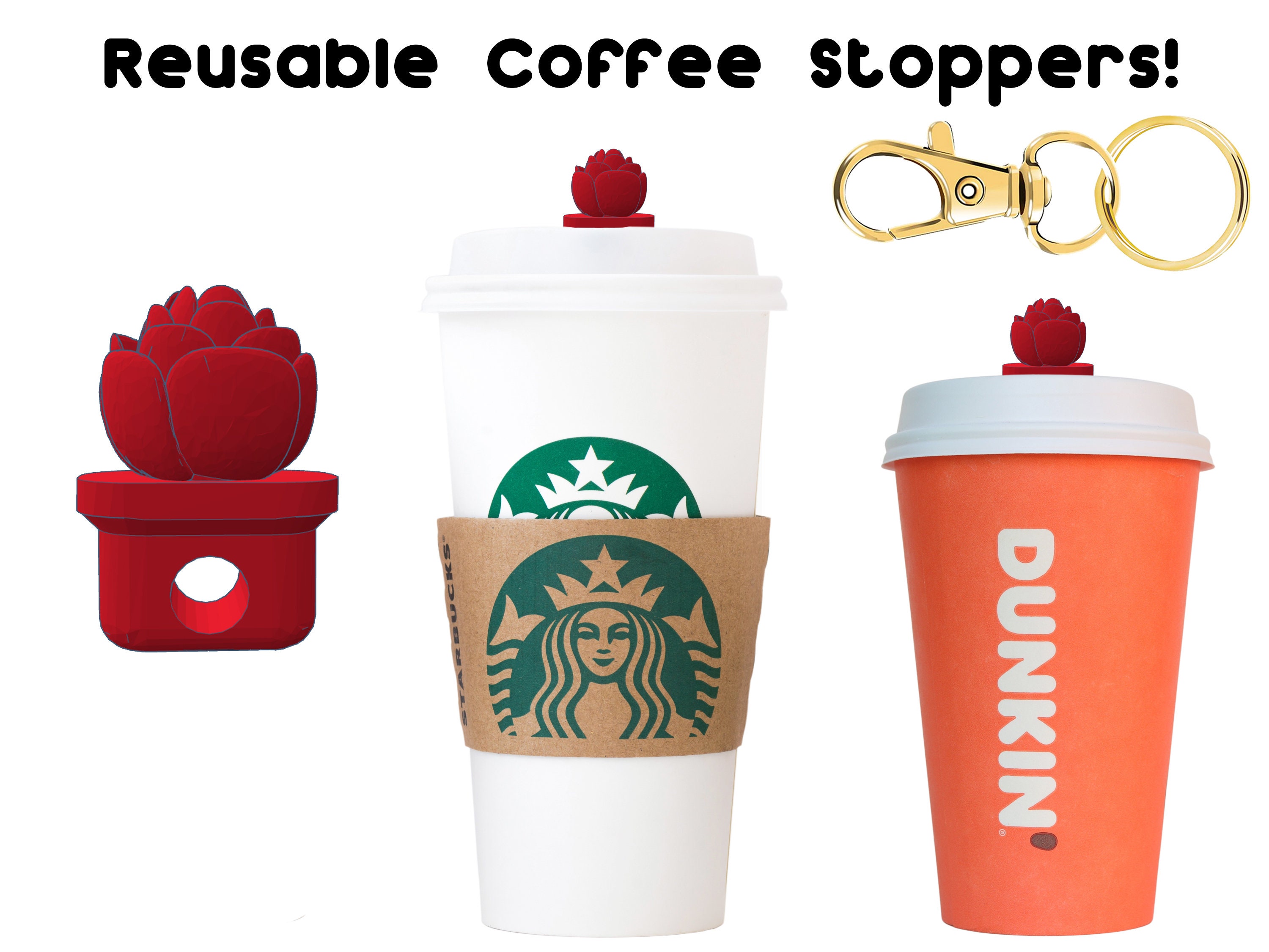 Starbucks Stoppers- can I repurpose them?