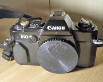 Canon FD Mount Body Cap / Vintage Camera / 35mm Film Camera Body Cover / Dust Protector / Canon, Photography, AE-1, FD Mount, 35MM