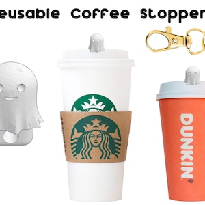 STL file Plug for Starbucks Hot Cup, Flexible plug for the standard reusable  Travel To go Starbucks Venti grande coffee cup, doubles as belt strap 🔌・3D  printable model to download・Cults