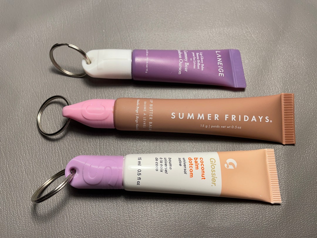 Sephora Lip Balms Custom Inital Keychain Cap Chapcaddie Chapstick