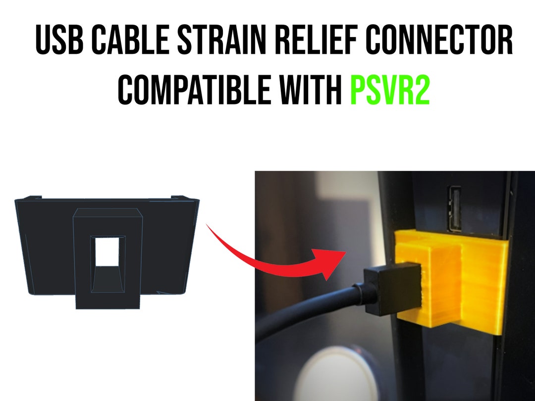 USB Cable Strain Relief Connector Compatible With PSVR2 Etsy