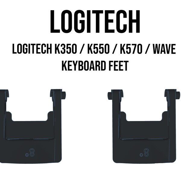 Logitech K350 / K550 / K570 / Wave Keyboard Spare Replacement Tilt / Foot / Stand / Leg / Feet -PCs