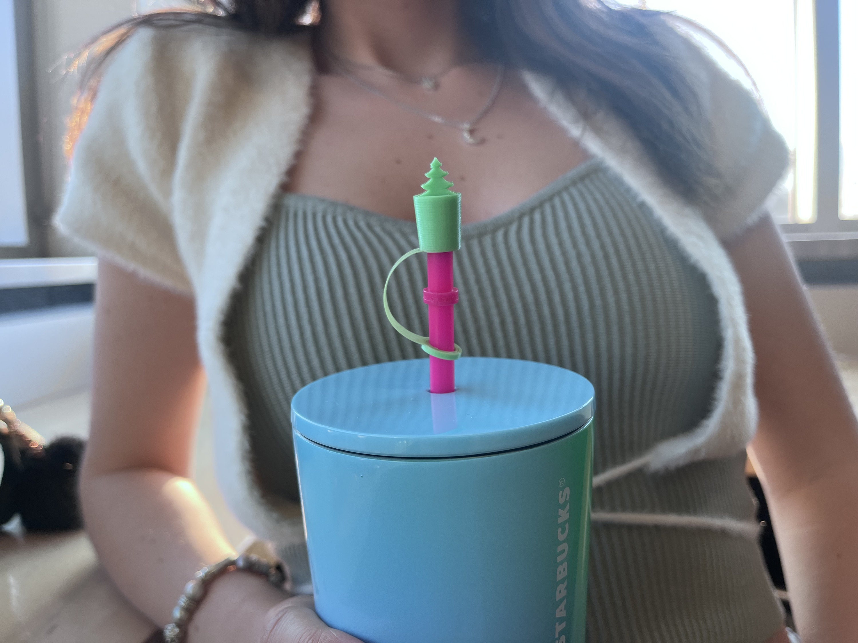 Rainbow, Shooting Star and Cloud Straw Toppers set of 3 for Tumbler, Straw  Cup – Starbucks Accessories
