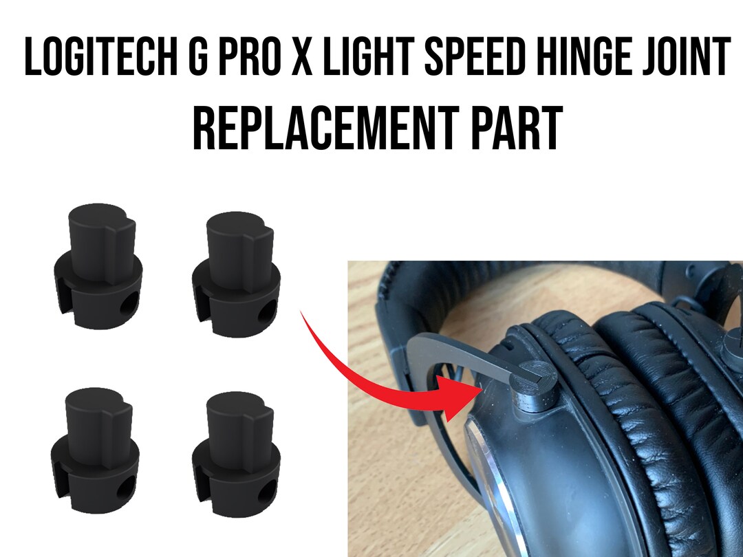 Logitech Headset G Pro X Replacement Plastic Hinge Parts Set of 4 Peaces Headset Repair Etsy