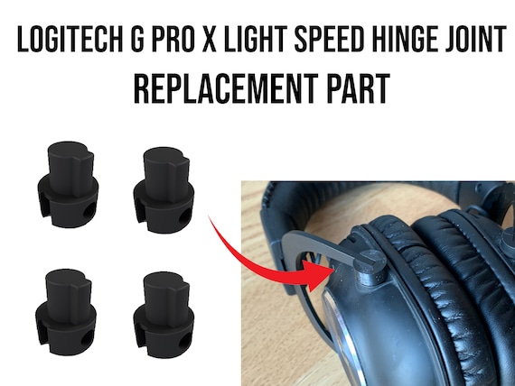 Pièces de charnière en plastique de remplacement pour casque Logitech G Pro  X Ensemble de 4 pièces Réparation de casque -  France