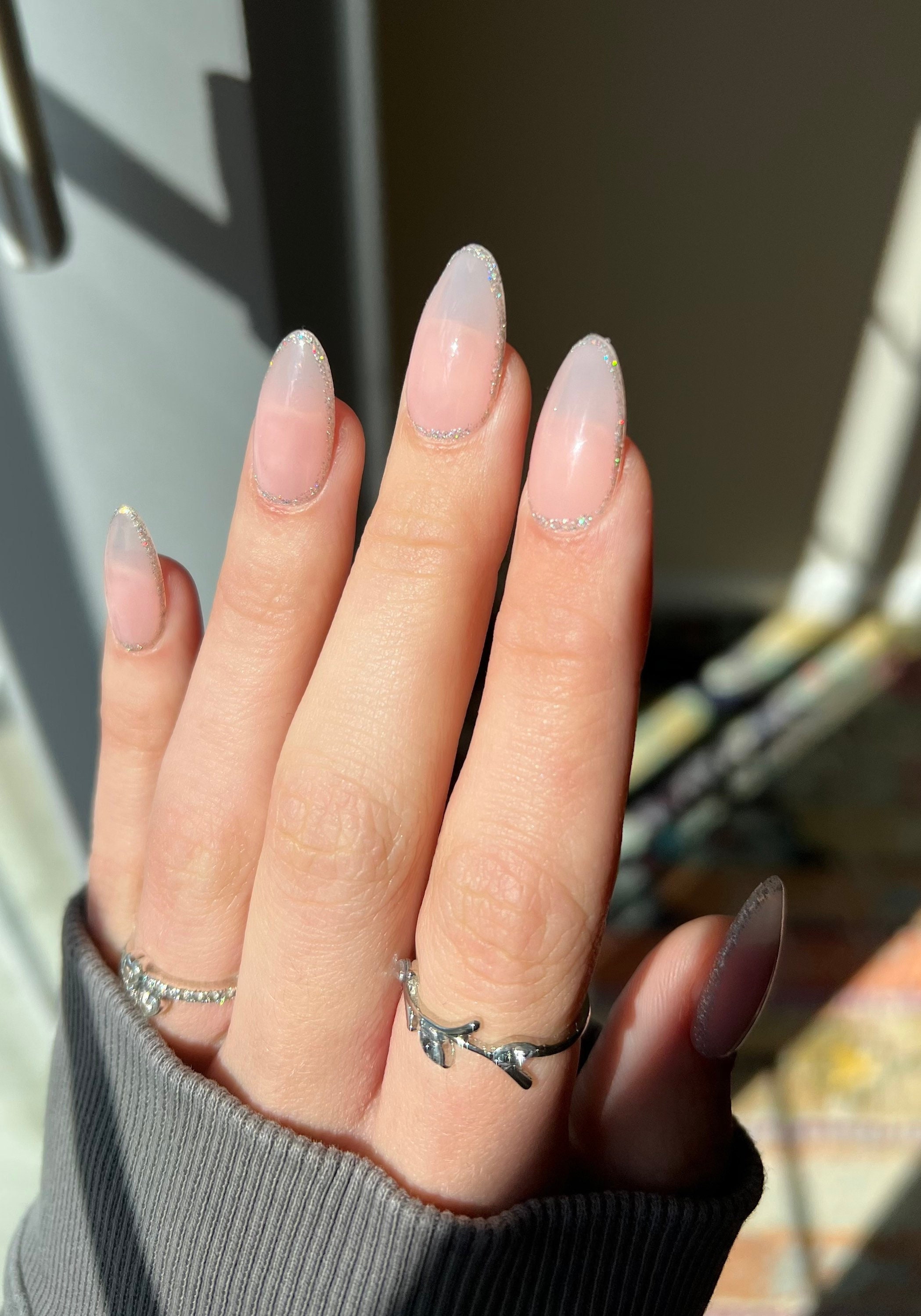 Almond french nails - Etsy México