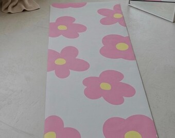 Elegante Blumen Yogamatte Rutschfeste Professionelle Matte für Achtsame Bewegung und Muskeltonus