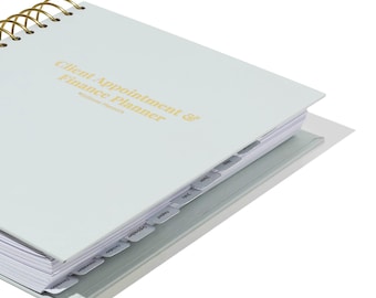 UNDATED Client Appointment & Finance Planner for Business Owners, Track Finances, Plan Social Media Content, Business Goals, Inventory Logs