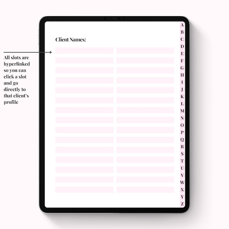 Lash Client Record Book, Lash Tech Business Planner (digital Planner ...