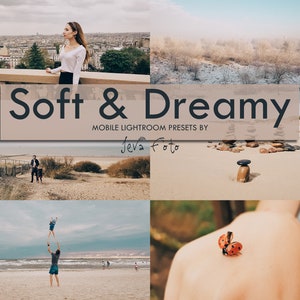 11 Soft And Dreamy Presets, mobile lightroom presets, instagram influencer presets, selfie presets, photo filters