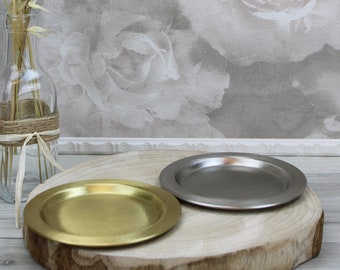 Kerzenteller ARECA für Taufkerzen und Hochzeitskerzen 1067