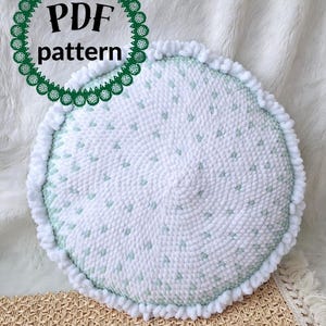 Amigurumi Pillow Crochet PATTERN: Newborn Soft Cushion (PDF Pattern), gift for baby